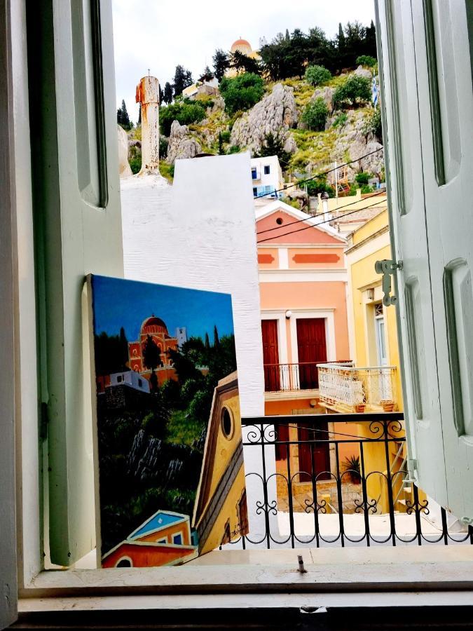 Kozas Art House, Symi Lägenhet Exteriör bild